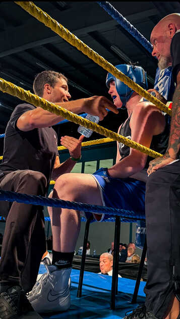 CVBC fighter in corner